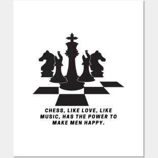 Chess player Posters and Art